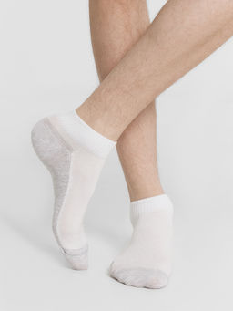 Цена за 5 пар! Носки мужские белые с меланжевым следом - Mark formelle фото 3