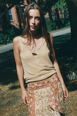 FALDA PAREO ESTAMPADA RAMIO / Multicolor - Zara фото 5