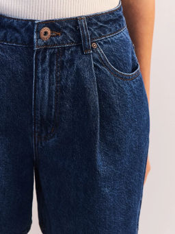 Джинсовые шорты со складками ZR2605092325-104 / Zarina