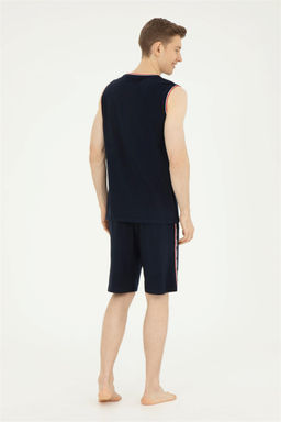 Мужской темно-синий пижамный комплект Неожиданная скидка в корзине - U.s. polo assn фото 5