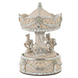 Фигурка декоративная "Карусель" (муз, движ), L10,5 W10,5 H17 см