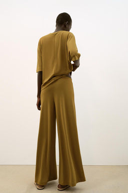 FLOWING PALAZZO TROUSERS - Zara фото 20