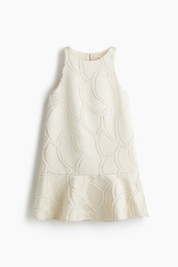 Vestido en tejido jacquard