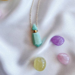 Кулон "Флакон" из Амазонита