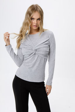 Джемпер Pirs 6319 серый фото 3