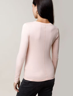 D49.116 Джемпер женский пудра