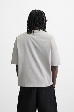 RELAXED FIT TECHNICAL T-SHIRT - Zara фото 3