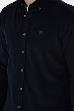 Мужская темно-синяя рубашка с длинным рукавом Неожиданная скидка в корзине - U.s. polo assn фото 7