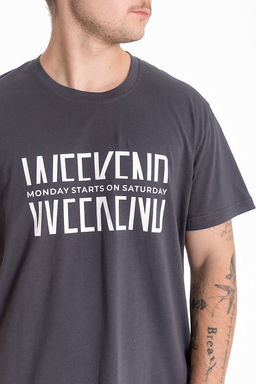 Футболка М124016Пс Серый темн.