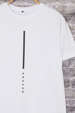 TRENDYOL MAN Siyah Oversize/Genis Kesim Bask?l? %100 Pamuklu T-Shirt TMNSS23TS00261 - Trendyolmilla фото 5