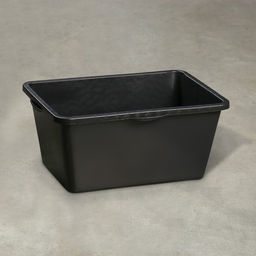 Таз строительный, 60-65 л, прямоугольный, пластик