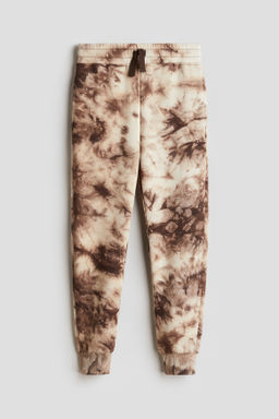 Joggers en tejido sudadera estampado