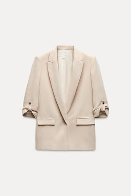 BLAZER WITH ROLLED-UP SLEEVES - Zara фото 10