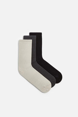 PACK OF 3 RIBBED SOCKS - Zara фото 2