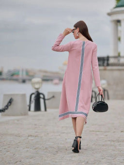 Платье с тесьмой по низу 92% хлопок, 8% эластан - Tantino фото 16