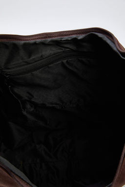 Ac?k Kahverengi Suet Buyuk Maxi Tote Kad?n Omuz Cantas? TAKAW26OC00045