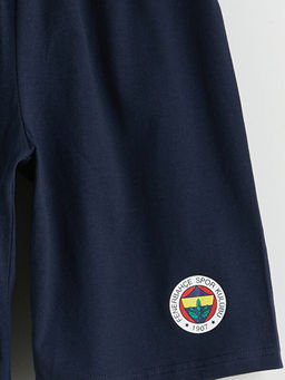 Beli Lastikli Fenerbah?e Bask?l? Erkek ?ocuk Pijama ?ort