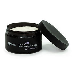 Скраб для тела MAGNOLIA (body enzyme scrub) сахарно-соляной,с энзимами и фрукт.к300грTM ChocoLatte