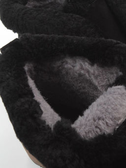 04-5603-2 BLACK Ботинки зимние женские (натуральная кожа, 100% шерсть)