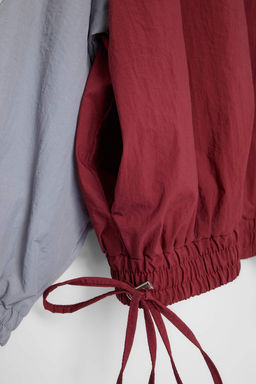 Bordo Oversize Kal_p Renk Bloklu Yazl_k _nce Mont TWOAW27MO00135 - Trendyolmilla фото 9
