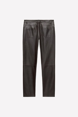 LEATHER SLIM FIT TROUSERS LUDOVIC DE SAINT SERNIN x ZARA фото 5
