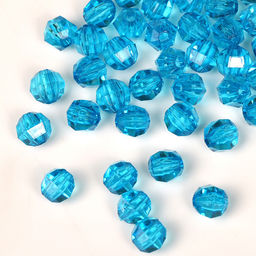 Бусины акриловые MAGIC HOBBY арт.MG.3244-34 цв.34 бирюза Ø10мм уп.500г