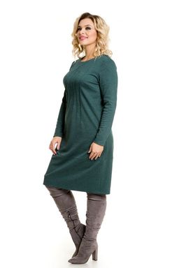 Платье 978 зеленый меланж - Novita фото 4