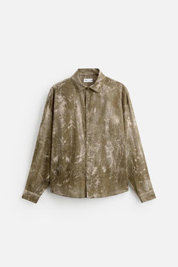 TIE-DYE FLOWING SHIRT - Zara фото 7