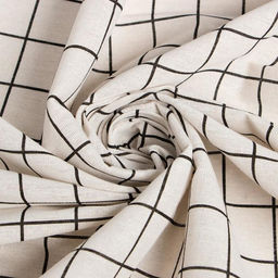 Скатерть «Доляна. Клетка», 145×200±3 см,100% п/э, рогожка 130 г/м