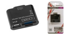 84312_*Defende Картридер Sam-Kit Samsung Galaxy Tab OTG Connection microSD-TF, SD-MMC, порт USB Af 87655 (шт.)