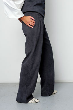 Костюм брючный вельветовый с жилеткой 399GRY