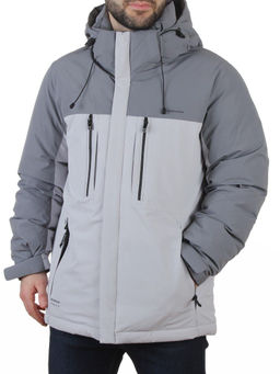 D6594 LT. GRAY/GRAY Куртка мужская зимняя (200 гр. холлофайбер)