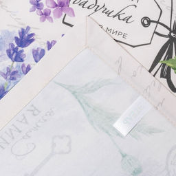 Дорожка Этель Самая любимая 30*70 см, 100% хлопок, саржа 190 г/м2  фото 8