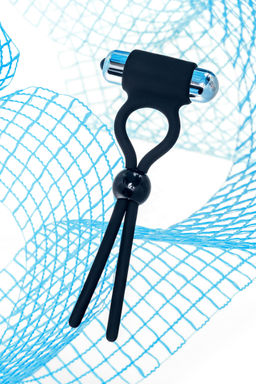 Лассо на пенис A-Toys by TOYFA Ect, силикон, черный, 14 см