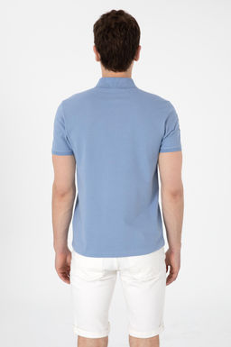 Erkek Slim Fit Polo Yaka Mavi Basic Ti__rt Sepette S_rpriz _ndirim - U.s. polo assn фото 5