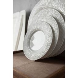 Тарелка фарфоровая десертная Magistro Сrotone, d=18 см, цвет белый  фото 12