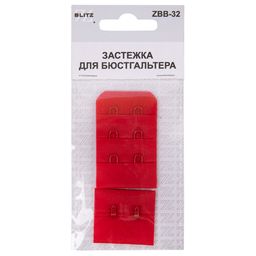 Застежка BLITZ ZBB-32 нейлон 32 мм 5 х 1 шт. 04 красный