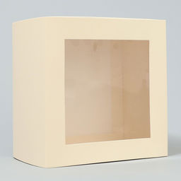 Цена за 5 шт. Коробка подарочная складная с пластиковым окном, упаковка, «Топленое молоко», 14×14×8 см