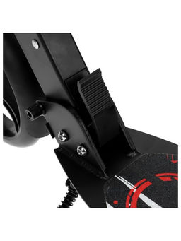 Самокат городской GRAFFITI Technology 200, складной, колёса PU 200 мм, ABEC 7, амортизатор задний, чёрный