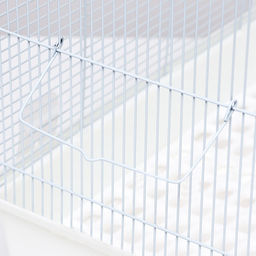 Клетка для грызунов с выдвижными поддонами 60 х 35 х 47 см, белая - Пижон фото 6