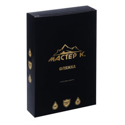 Фляжка Настоящий мужик, нержавеющая сталь, 240 мл, 8 oz