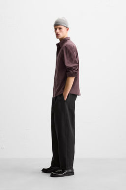 STRIPED COTTON SHIRT - Zara фото 4
