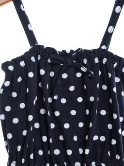 Ромпер в горошек UD 1568 синий - Mini maxi фото 2