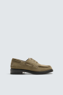 LEATHER SMART DECK SHOES - Zara фото 2
