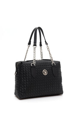 U. S. Polo Assn / Женская черная сумка через плечо - U.s. polo assn фото 4