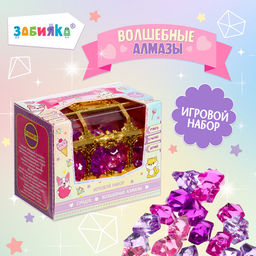 Игровой набор Волшебные алмазы, сундук и камешки