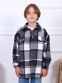 Р-001 Рубашка Мир 2 (чёрный) - Милаша фото 6