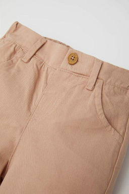 Габардиновые брюки с гибкими полосками для маленьких девочек - Defacto фото 2