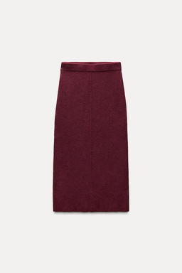 PLAIN KNIT SKIRT