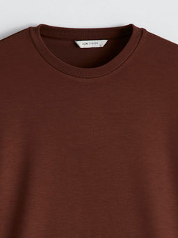 Bisiklet Yaka Erkek Sweatshirt